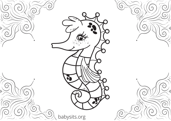 Sea animals coloring pictures