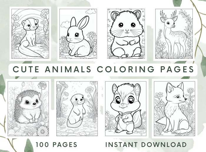 Animal letter coloring pages