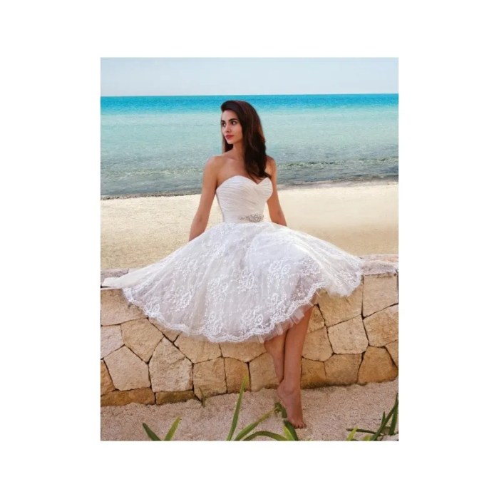 Beach wedding short dresses