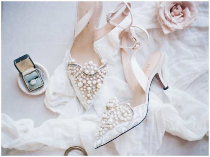 Wedding Dress and Shoes The Perfect Pair