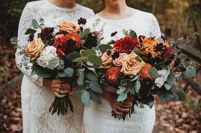 Fall color wedding dresses