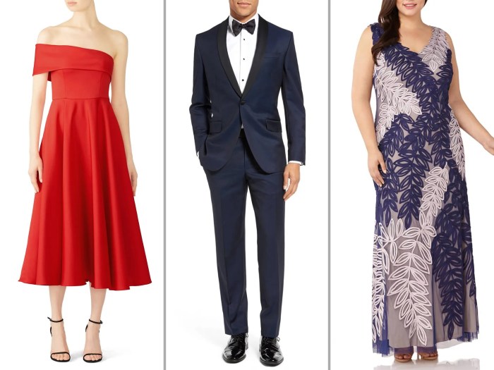 Black tie dress code for wedding