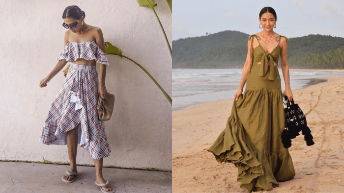 Tropical dresses for wedding