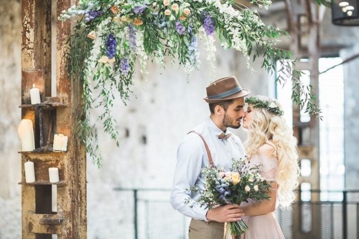 Boho chic wedding dresses