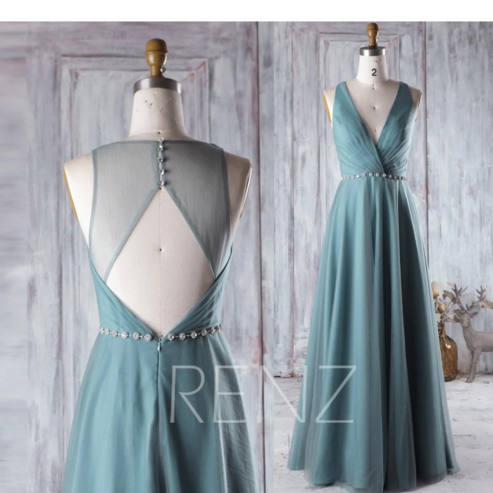 Dusty blue dresses for wedding guest