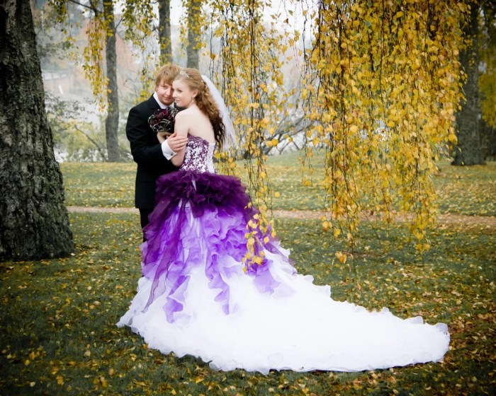 Dark Purple Wedding Dress A Style Guide