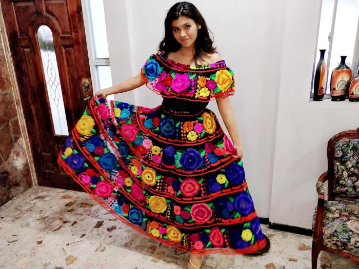 Mexico traditional wedding dress